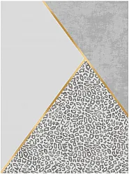 Tapis Wilton - Granada (gris/doré)