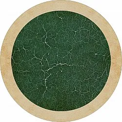 Tapis rond - Laval (vert)