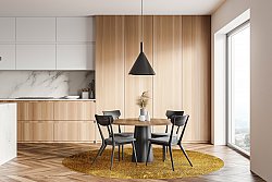 Tapis rond - Malveira (doré)