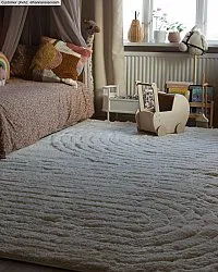 Tapis moelleux - Evora (blanc cassé)