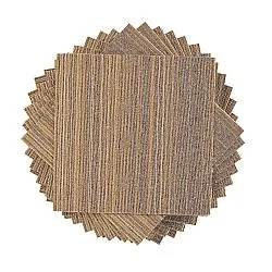 Moquette - Almeria Dalles textiles 24 unités (marron à rayures irrégulières)