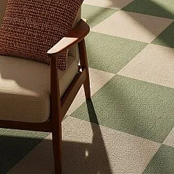 Moquette - Almeria Dalles textiles 24 unités (vert)