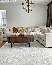Tapis à poils longs - Aranga Super Soft Fur (blanc)