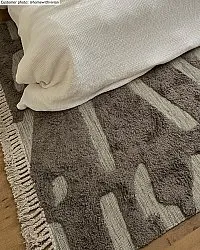 Tapis en coton - Split (gris)