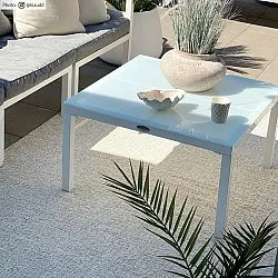 Tapis en plastique et fil - Horredsmattan Marion Mix (crème)