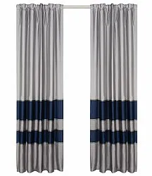 Rideau - Austin (gris/bleu)