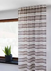 Rideaux - Rideau en lin Ilse (marron/multicolore)