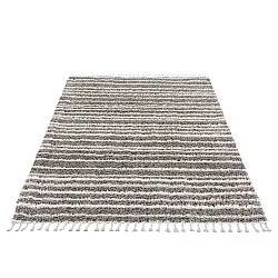 Tapis à poils longs - Manabi (gris)