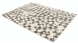 Tapis en laine - Kallatis (noir/blanc)