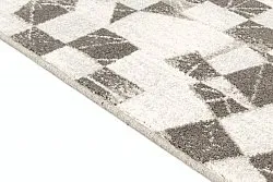 Tapis en laine - Kallatis (noir/blanc)