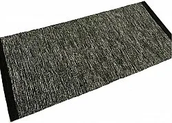 Tapis chiffons - Slite (noir-blanc)