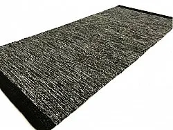 Tapis chiffons - Slite (noir-blanc)