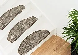 Tapis d’escalier - Salt 28 x 65 cm (mélange de gris)