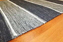 Tapis chiffons de Stjerna of Sweden - Julia (gris)