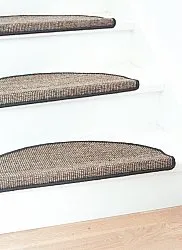Tapis d’escalier - Salvador 28 x 65 cm (mélange de marron)