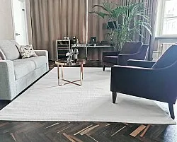 Tapis en laine - Hamilton (blanc)