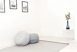 Tapis en laine - Kandia (gris clair)
