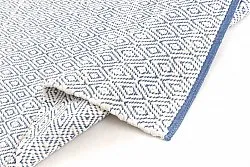Tapis en patchwork - Falster (bleu)