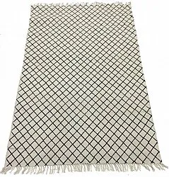 Tapis chiffons - Agadir (noir/blanc)