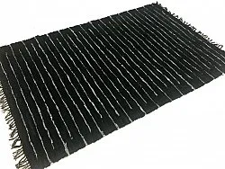 Tapis chiffons - Nordal Design (noir, 100 % cuir)