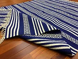 Tapis chiffons - Ystad (bleu)