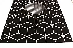 Tapis Wilton - Florence Square (noir)