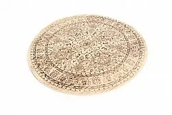 Tapis rond - Peking Noble (blanc)