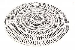 Tapis rond - Brussels Night (gris)