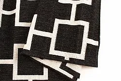 Tapis Intérieurs/Extérieurs - Brussels Silver (noir)