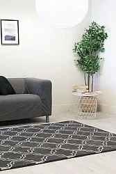 Tapis en laine - Korinth (gris foncé)
