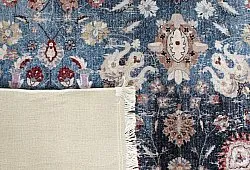 Tapis rond - Bouhjar (bleu foncé/multicolore)