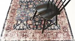 Tapis rond - Bouhjar (bleu foncé/multicolore)