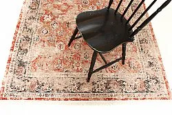 Tapis Wilton - Douz (rouge/multicolore)