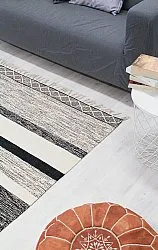 Tapis patchwork - Nikita (gris)
