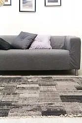 Tapis patchwork - Bastia (gris)