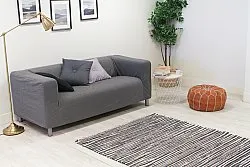 Tapis patchwork - Tulka (gris)
