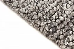 Tapis rond - Avafors Wool Bubble (gris)