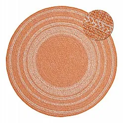 Tapis rond - Indoor/Outdoor Angus (rouge)