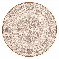 Tapis rond - Indoor/Outdoor Angus (rouge)