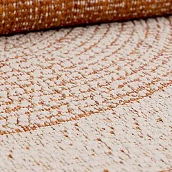 Tapis rond - Indoor/Outdoor Angus (rouge)