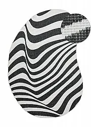 Tapis Intérieurs/Extérieurs - utomhusmatta - Remina (noir/blanc)