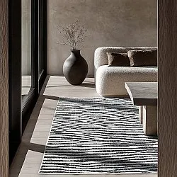 Tapis Intérieurs/Extérieurs - utomhusmatta - Vaura (noir/blanc)