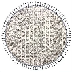 Tapis rond - Intérieur/Extérieur Francisco (gris)