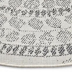 Tapis rond - Indoor/Outdoor Malcolm (gris)