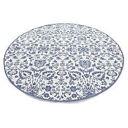 Tapis rond - Brussels Ocean (bleu)