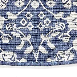 Tapis rond - Brussels Ocean (bleu)