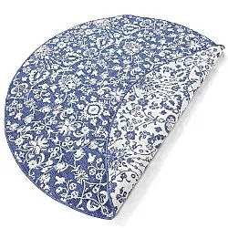 Tapis rond - Brussels Ocean (bleu)