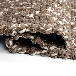 Tapis Intérieurs/Extérieurs - Orta Wool Look (marron)