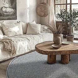 Tapis rond - Tromsø (marron)