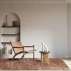Tapis Wilton - Nara (marron/doré)